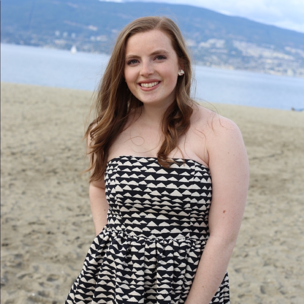 Patterned Strapless Mini Dress